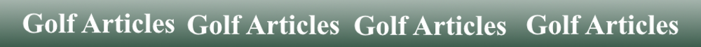 Golf Articles